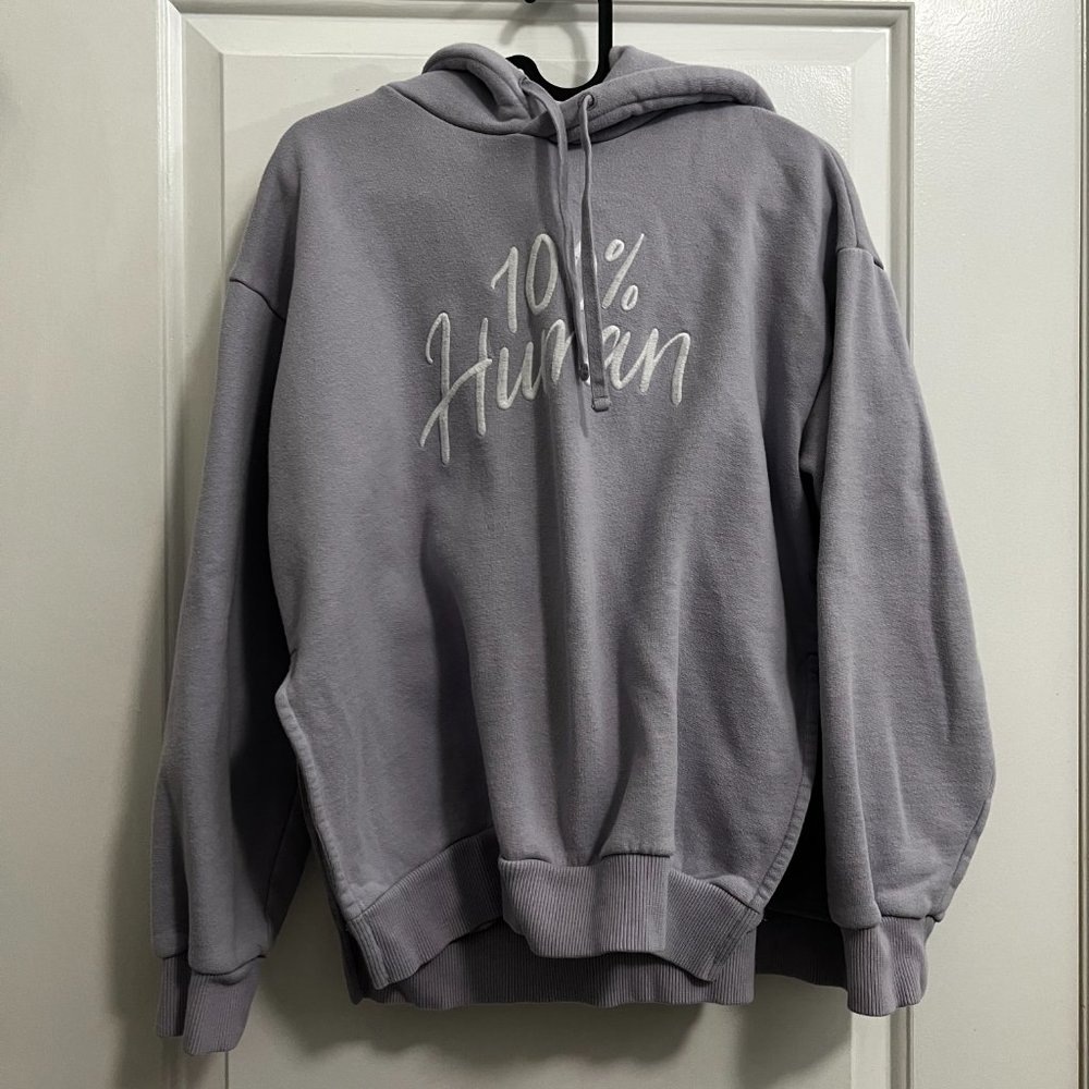 Everlane 100% Human Purple Hoodie